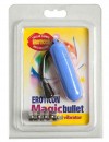 Голубая вибропуля Magic bullet - 7 см. фото 2 — pink-kiss