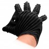 Черная стимулирующая перчатка-мастурбатор Masturbation Glove фото 1 — pink-kiss