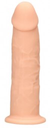 Телесный фаллоимитатор без мошонки Silicone Dildo Without Balls - 19,2 см. фото 1 — pink-kiss