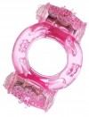 Розовое виброкольцо с двумя батарейками фото 1 — pink-kiss