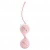 Нежно-розовые вагинальные шарики на сцепке Kegel Tighten Up I фото 2 — pink-kiss