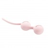 Нежно-розовые вагинальные шарики на сцепке Kegel Tighten Up I фото 3 — pink-kiss