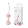 Нежно-розовые вагинальные шарики на сцепке Kegel Tighten Up I фото 5 — pink-kiss