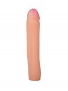 Телесная насадка для удлинения фаллоса - 19 см. фото 2 — pink-kiss
