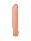 Телесная насадка для удлинения фаллоса - 19 см. фото 3 — pink-kiss
