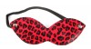 Красная маска на резиночке с леопардовыми пятнышками фото 1 — pink-kiss