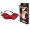 Красная маска на резиночке с леопардовыми пятнышками фото 3 — pink-kiss