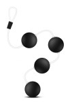Черные анальные шарики Pleasure Balls - 38,1 см. фото 2 — pink-kiss