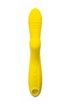 Желтый двусторонний вибратор Mia - 22 см. фото 3 — pink-kiss