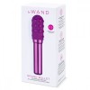 Фиолетовый жезловый вибратор Le Wand Grand Bullet с двумя нежными насадками фото 6 — pink-kiss