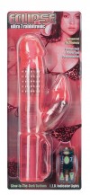 Розовый вибромассажёр с металлическими шариками - 17 см. фото 2 — pink-kiss