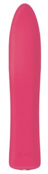 Розовая вибропуля SENSOR TOUCH BULLET - 12 см. фото 1 — pink-kiss
