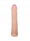 Реалистичная насадка с мошонкой REAL Standard - 18 см. фото 4 — pink-kiss