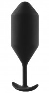 Чёрная пробка для ношения B-vibe Snug Plug 5 - 14 см.  фото 1 — pink-kiss