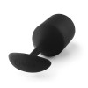 Чёрная пробка для ношения B-vibe Snug Plug 5 - 14 см.  фото 2 — pink-kiss