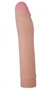 Телесная насадка-удлинитель из неоскин - 19,5 см. фото 1 — pink-kiss