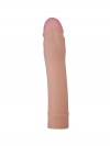Телесная насадка-удлинитель из неоскин - 19,5 см. фото 4 — pink-kiss