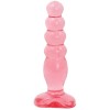 Розовая анальная пробка Crystal Jellies 5" Anal Delight - 14 см. фото 1 — pink-kiss