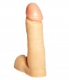 Насадка- фаллоимитатор для трусиков с плугом Харнесс - 16,7 см. фото 2 — pink-kiss