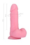 Розовый фаллоимитатор Scot - 20 см. фото 11 — pink-kiss