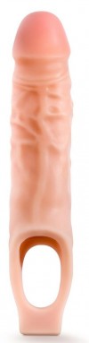 Телесная насадка на пенис 9 Inch Cock Sheath Extender - 22,2 см. фото 1 — pink-kiss