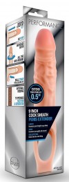 Телесная насадка на пенис 9 Inch Cock Sheath Extender - 22,2 см. фото 2 — pink-kiss