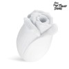 Белый нереалистичный мастурбатор в форме бутона цветка White Rose фото 1 — pink-kiss