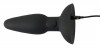 Черная анальная вибропробка с пульсацией в нижней части Thumping Anus Butt Plug - 15 см. фото 5 — pink-kiss