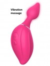 Розовый расширяющийся вибратор Daphne - 15,4 см. фото 2 — pink-kiss