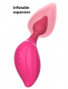 Розовый расширяющийся вибратор Daphne - 15,4 см. фото 3 — pink-kiss