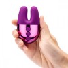Фиолетовый вибратор с ушками Le Wand Double Vibe фото 1 — pink-kiss