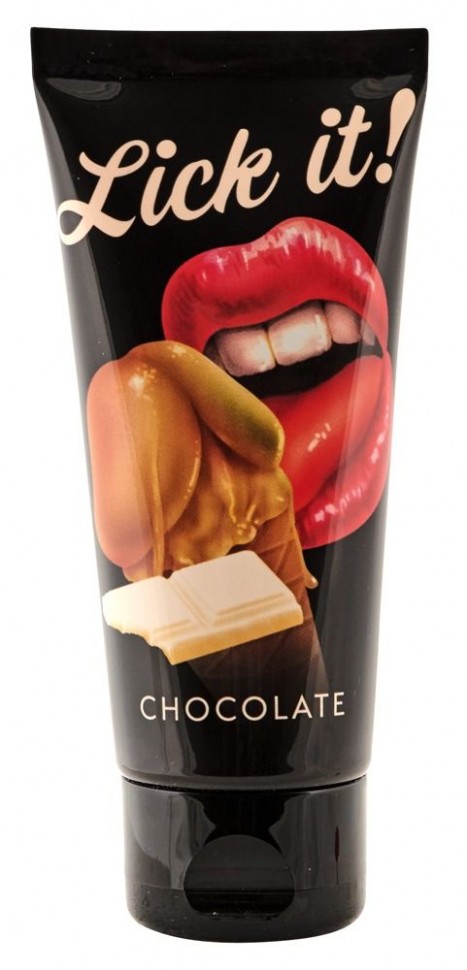 Съедобная смазка Lick It с ароматом белого шоколада - 100 мл. фото 1 — pink-kiss