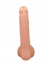 Телесный фаллоимитатор-реалистик на присоске - 18 см. фото 3 — pink-kiss