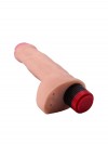 Реалистичный фаллоимитатор с вибрацией и мошонкой - 17 см. фото 7 — pink-kiss