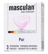Супертонкие презервативы Masculan Pur - 3 шт. фото 1 — pink-kiss