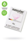 Супертонкие презервативы Masculan Pur - 3 шт. фото 2 — pink-kiss