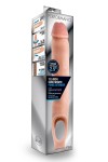 Телесная насадка на пенис 11.5 Inch Cock Sheath Penis Extender - 29,2 см. фото 2 — pink-kiss