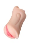 Телесный двусторонний мастурбатор Fruity Tongue - ротик и вагина фото 2 — pink-kiss