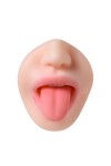 Телесный двусторонний мастурбатор Fruity Tongue - ротик и вагина фото 5 — pink-kiss