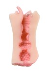Телесный двусторонний мастурбатор Fruity Tongue - ротик и вагина фото 8 — pink-kiss