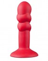Красная анальная пробка SHOVE UP 5INCH SILICONE BUTT PLUG RED - 12,7 см. фото 1 — pink-kiss