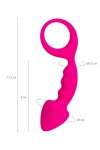 Розовая анальная втулка Bong - 12,5 см. фото 7 — pink-kiss