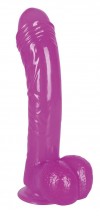 Фиолетовый фаллоимитатор Ready Mate - 19 см. фото 1 — pink-kiss