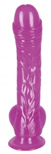 Фиолетовый фаллоимитатор Ready Mate - 19 см. фото 3 — pink-kiss