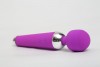 Фиолетовый силиконовый вибромассажер с 16 видами пульсации - 19,2 см. фото 2 — pink-kiss