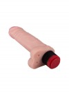 Рельефный вибромассажёр-реалистик - 17,6 см. фото 4 — pink-kiss