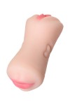 Телесный двусторонний мастурбатор Pretty Mouth - ротик и вагина  фото 3 — pink-kiss
