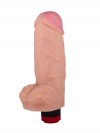 Вибратор-реалистик с большим диаметром ствола - 21 см. фото 2 — pink-kiss