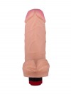 Вибратор-реалистик с большим диаметром ствола - 21 см. фото 3 — pink-kiss