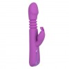 Фиолетовый вибратор-кролик Elite Thrusting Rabbit с возвратно-поступательными движениями - 23,5 см. фото 1 — pink-kiss